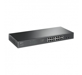 TP-LINK | Switch | TL-SG1218MPE | Web Managed | Rackmountable | Gigabit Ethernet (copper) ports quantity 16 | SFP ports quantity 2 | PoE+ ports quantity 16 | 36 month(s)