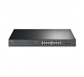 TP-LINK | Switch | TL-SG1218MPE | Web Managed | Rackmountable | Gigabit Ethernet (copper) ports quantity 16 | SFP ports quantity 2 | PoE+ ports quantity 16 | 36 month(s)