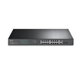 TP-LINK | Switch | TL-SG1218MPE | Web Managed | Rackmountable | Gigabit Ethernet (copper) ports quantity 16 | SFP ports quantity 2 | PoE+ ports quantity 16 | 36 month(s)