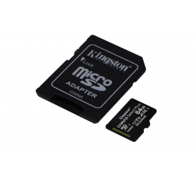 Kingston | Canvas Select Plus | UHS-I | 64 GB | MicroSDXC | Flash memory class 10 | SD Adapter