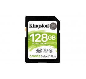 Kingston | Canvas Select Plus | 128 GB | SDHC | Flash memory class 10