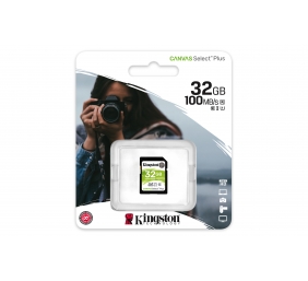 KINGSTON 32GB SDHC Canvas Select Plus