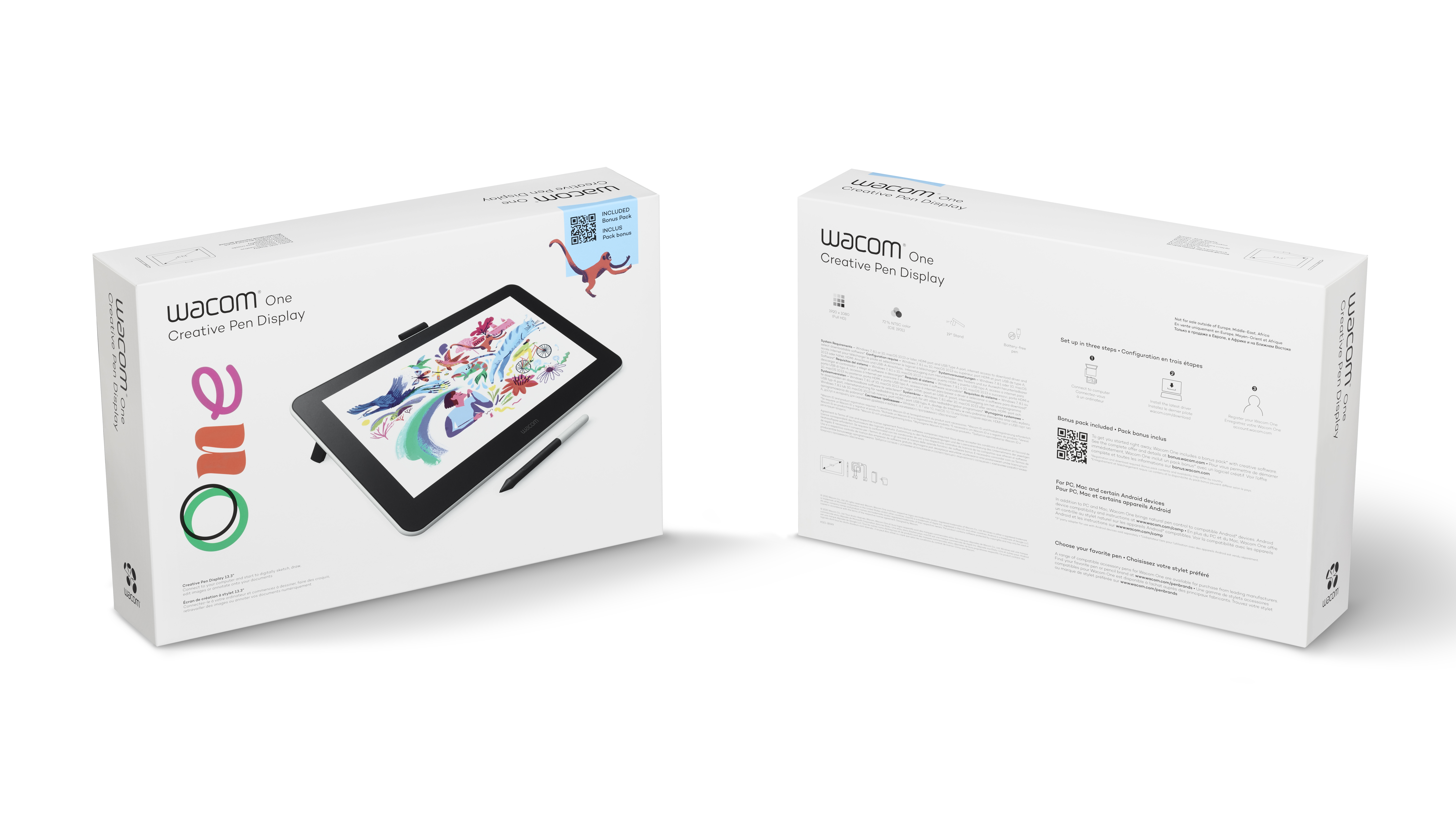 WACOM One 13 pen display 1STOP.lt - viena stotelė Jūsų verslui