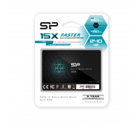 Silicon Power | Slim S55 | 240 GB | Solid-state drive interface SATA | Read speed 550 MB/s | Write speed 450 MB/s