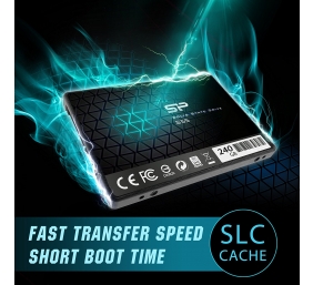Silicon Power | Slim S55 | 240 GB | SSD interface SATA | Read speed 550 MB/s | Write speed 450 MB/s