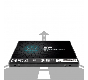 Silicon Power | Slim S55 | 240 GB | Solid-state drive interface SATA | Read speed 550 MB/s | Write speed 450 MB/s