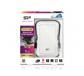 Armor A30 1TB | 1000 GB | 2.5 " | USB 3.1 | White