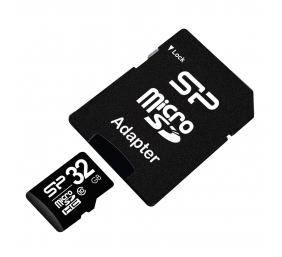 Silicon Power | 32 GB | MicroSDHC | Flash memory class 10 | SD adapter