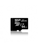 Silicon Power | Elite UHS-I | 64 GB | MicroSDXC | Flash memory class 10 | SD adapter