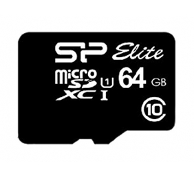 Silicon Power | Elite UHS-I | 64 GB | MicroSDXC | Flash memory class 10 | SD adapter