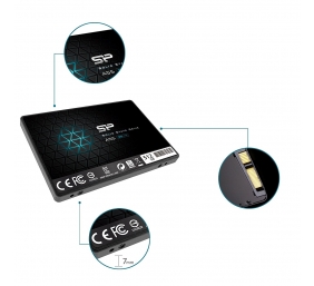 Silicon Power | A55 | 512 GB | SSD form factor 2.5" | SSD interface SATA | Read speed 560 MB/s | Write speed 530 MB/s