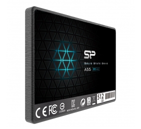 Silicon Power | A55 | 512 GB | SSD form factor 2.5" | SSD interface SATA | Read speed 560 MB/s | Write speed 530 MB/s