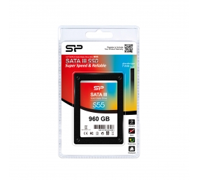 Silicon Power | Slim S55 | 960 GB | SSD form factor 2.5" | Solid-state drive interface Serial ATA III