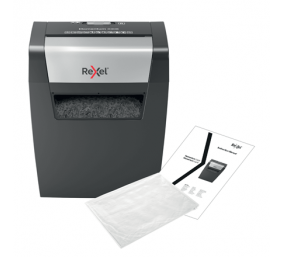 Rexel Momentum X308 Dokumentų naikiklis Particle-cut shredding 5x42mm P-3 15L, Pilka/Juoda