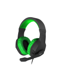 GENESIS ARGON 200 Gaming Headset, On-Ear, Wired, Microphone, Green | Genesis | ARGON 200 | Wired | On-Ear