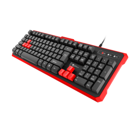 GENESIS RHOD 110 Gaming Keyboard, US Layout, Wired, Red | Genesis | RHOD 110 | Gaming keyboard | Wired | US | 1.7 m | Red, Black