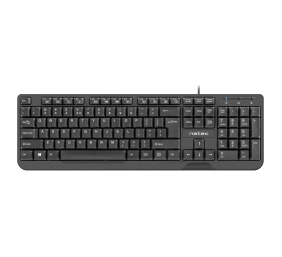 Natec Keyboard, Trout, US Layout, Slim, Black | Natec | NKL-0967 Trout | Standard | Wired | US | Black | USB Type-A | 349 g