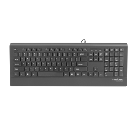 Natec Keyboard, Barracuda, US Layout, Slim | Natec | Keyboard | Barracuda | Standard | Wired | US | Black | 529 g