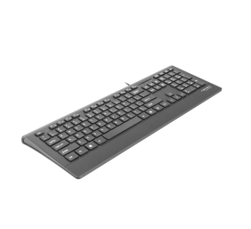 Natec Keyboard, Barracuda, US Layout, Slim | Natec | Keyboard | Barracuda | Standard | Wired | US | Black | 529 g