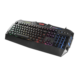 FURY Spitfire Gaming Keyboard, US Layout, Wired, Black | Fury | USB 2.0 | Spitfire | Gaming keyboard | Gaming Keyboard | RGB LED light | US | Wired | Black | 1.8 m