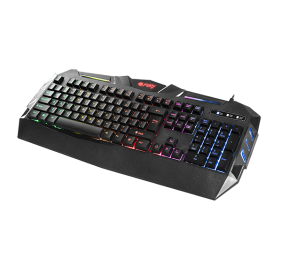 FURY Spitfire Gaming Keyboard, US Layout, Wired, Black | Fury | Gaming Keyboard | Spitfire | Gaming keyboard | Wired | RGB LED light | US | 1.8 m | Black | USB 2.0