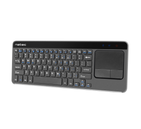 Natec | Keyboard | NKL-0968 Turbo Slim | Keyboard with Trackpad | Wireless | US | m | Black | USB Type-A | 400 g