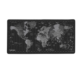 Natec Mouse Pad, Time Zone Map, Maxi, 800x400 mm | Natec | Mouse Pad Maxi | Time Zone Map