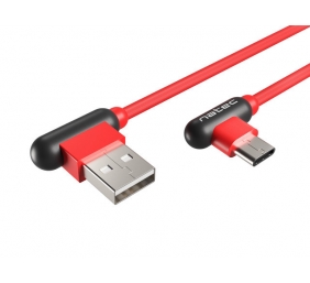 Natec Prati, Angled USB Type C to Type A Cable 1m, Red | Natec | Angled USB Type C to USB Type A | Prati | USB Type C | USB Type-A