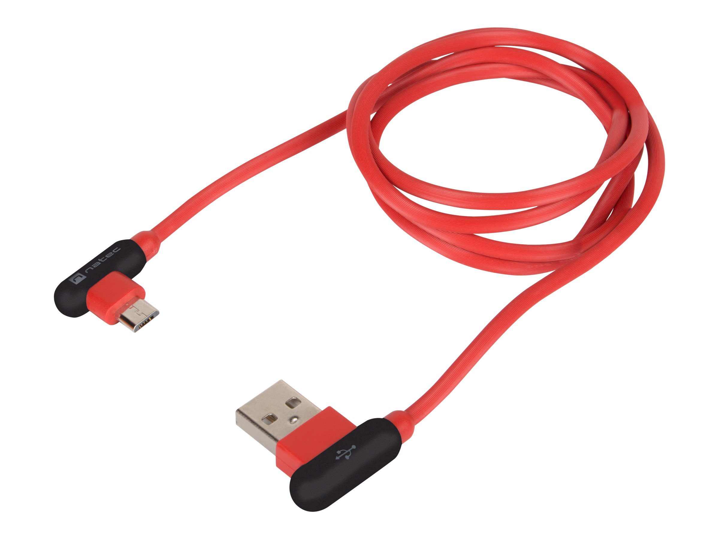 Natec | Angled USB Micro to Type A Cable | Prati | Micro USB | USB Type-A