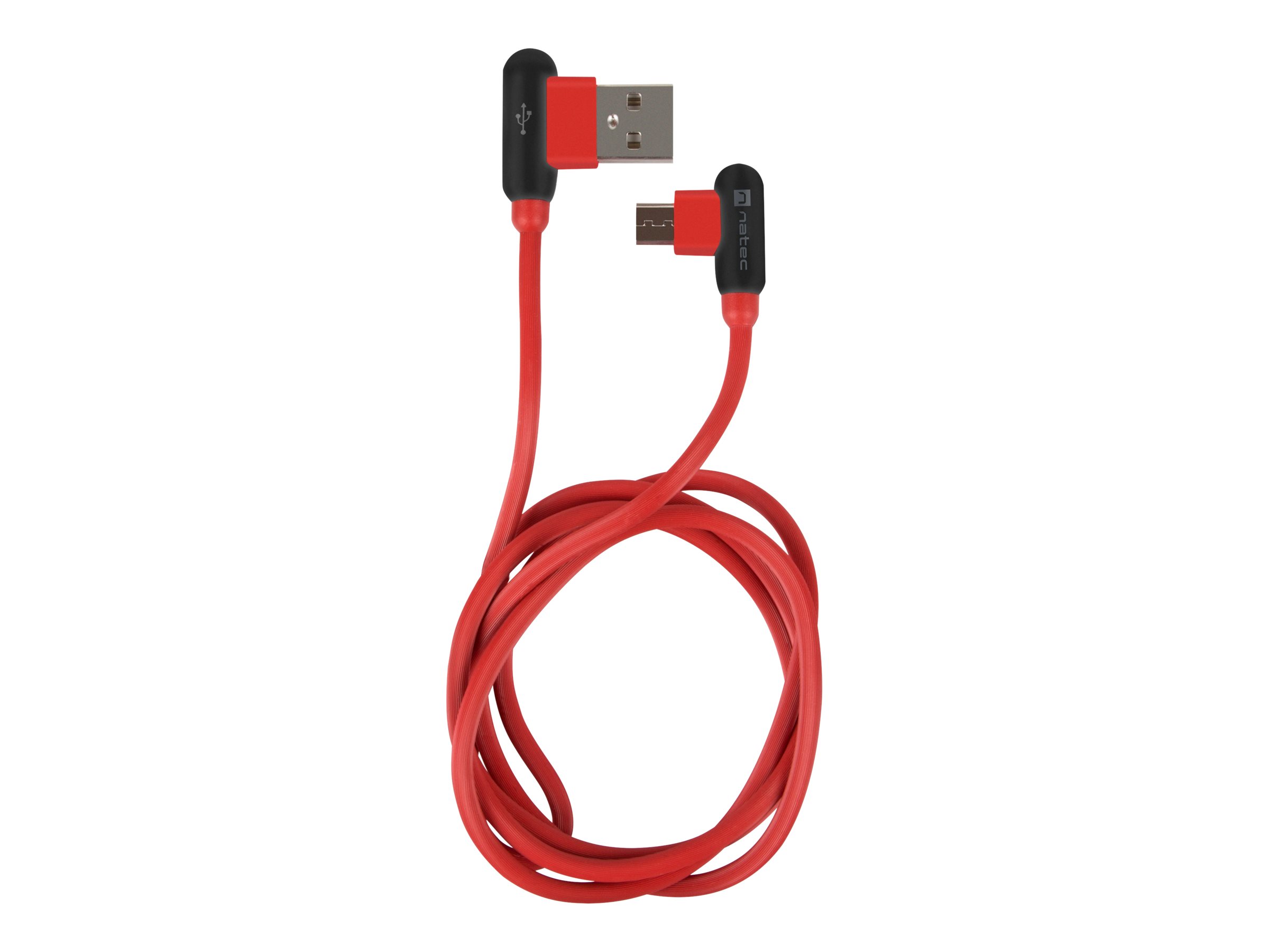 Natec | Angled USB Micro to Type A Cable | Prati | Micro USB | USB Type-A