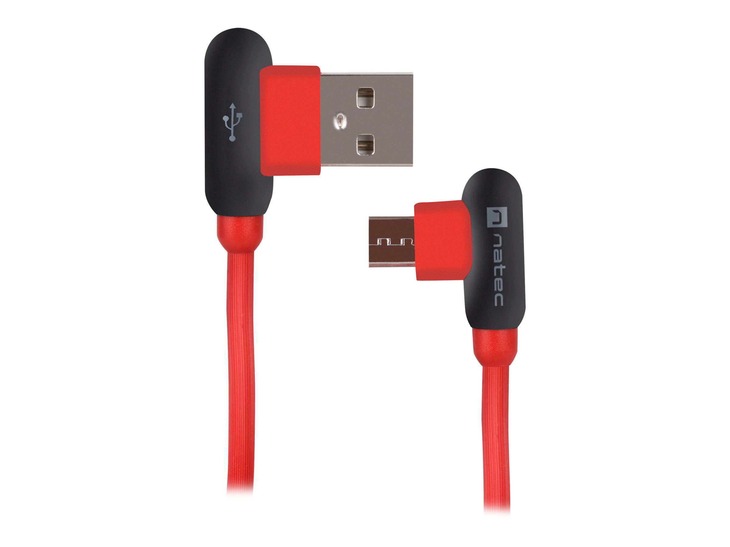 Natec | Angled USB Micro to Type A Cable | Prati | Micro USB | USB Type-A
