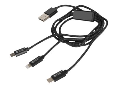 Natec | NKA-1202 | USB-A to Micro USB, Lightning, USB-C