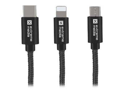 Natec | NKA-1202 | USB-A to Micro USB, Lightning, USB-C