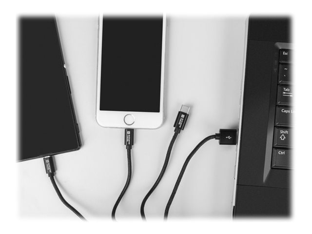 Natec | NKA-1202 | USB-A to Micro USB, Lightning, USB-C