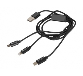 Natec | NKA-1202 | USB-A to Micro USB, Lightning, USB-C