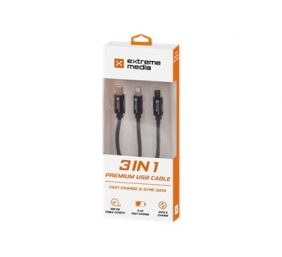Natec | NKA-1202 | USB-A to Micro USB, Lightning, USB-C
