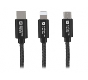 Natec | NKA-1202 | USB-A to Micro USB, Lightning, USB-C