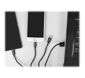 Natec | NKA-1202 | USB-A to Micro USB, Lightning, USB-C