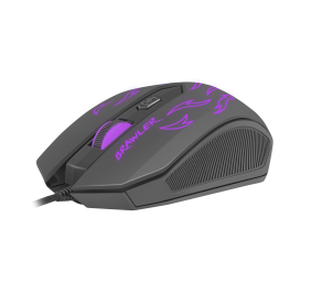 FURY Brawler Optical Gaming mouse, 1600DPI, Wired, Black/Green Fury Gaming mouse Brawler Optical mouse Black/Green