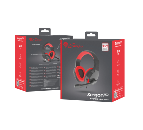 GENESIS ARGON 110 Gaming Headset, On-Ear, Wired, Microphone, Black/Red | Genesis | ARGON 110 | Wired | On-Ear