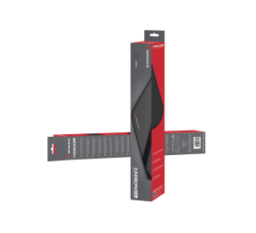 Genesis | Carbon 500 XL Logo | NPG-1346 | Mouse pad | 400 x 500 mm | Black
