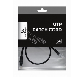 Cablexpert | Patch cord | PP12-0.5M/BK | Black