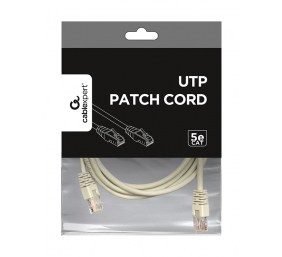Gembird PP12-3M CAT5e UTP Patch Cord RJ45 3m, Grey