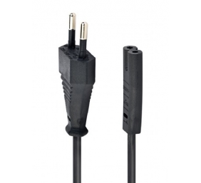 Gembird PC-184/2 Maitinimo Kabelis, EU Power plug, 1.8m, Juoda