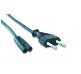 Cablexpert | Power cord (C7), VDE approved | Black Power plug type C