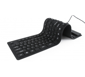 Gembird | Flexible keyboard | Wired | US | USB + PS/2