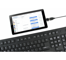 Gembird | Flexible keyboard | Wired | US | USB + PS/2