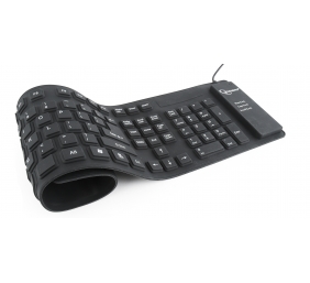 Gembird | Flexible keyboard | Wired | US | USB + PS/2
