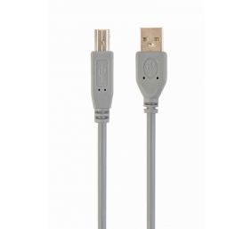 Gembird USB 2.0 kabelis USB Type A (male) į USB Type B (male), 1.8 m, Pilka