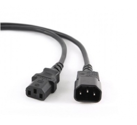 Cablexpert | PC-189-VDE power extension cable 1.8 meter | Black C14 coupler | C14 coupler